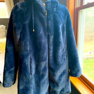 Carolina Belle Montreal Faux Fur Hooded Zip Coat